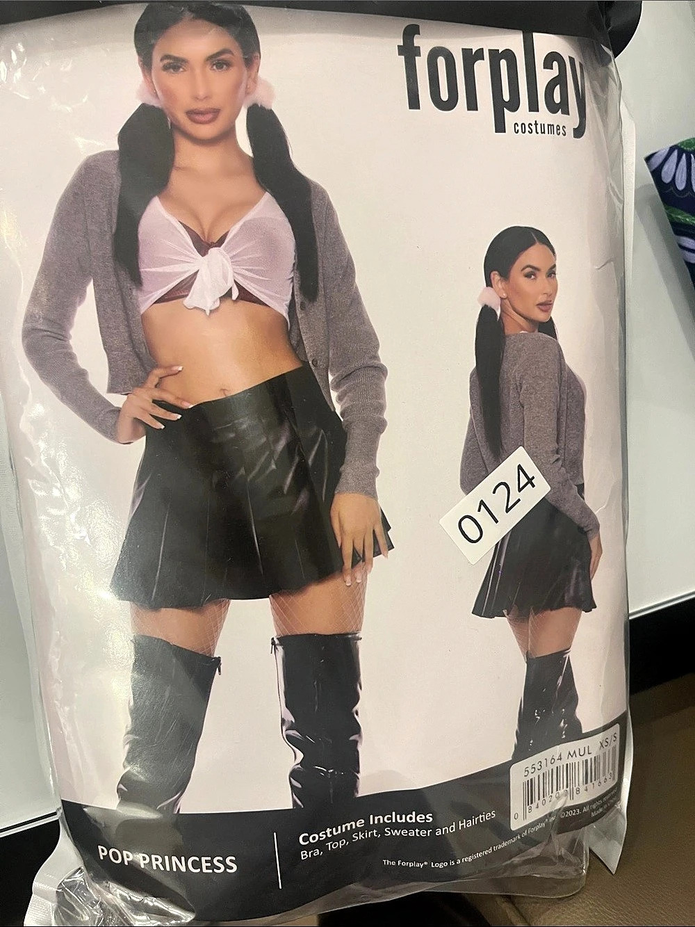 Forplay Pop Princess Set Black & Gray XS/S NWT - Picture 2 of 4
